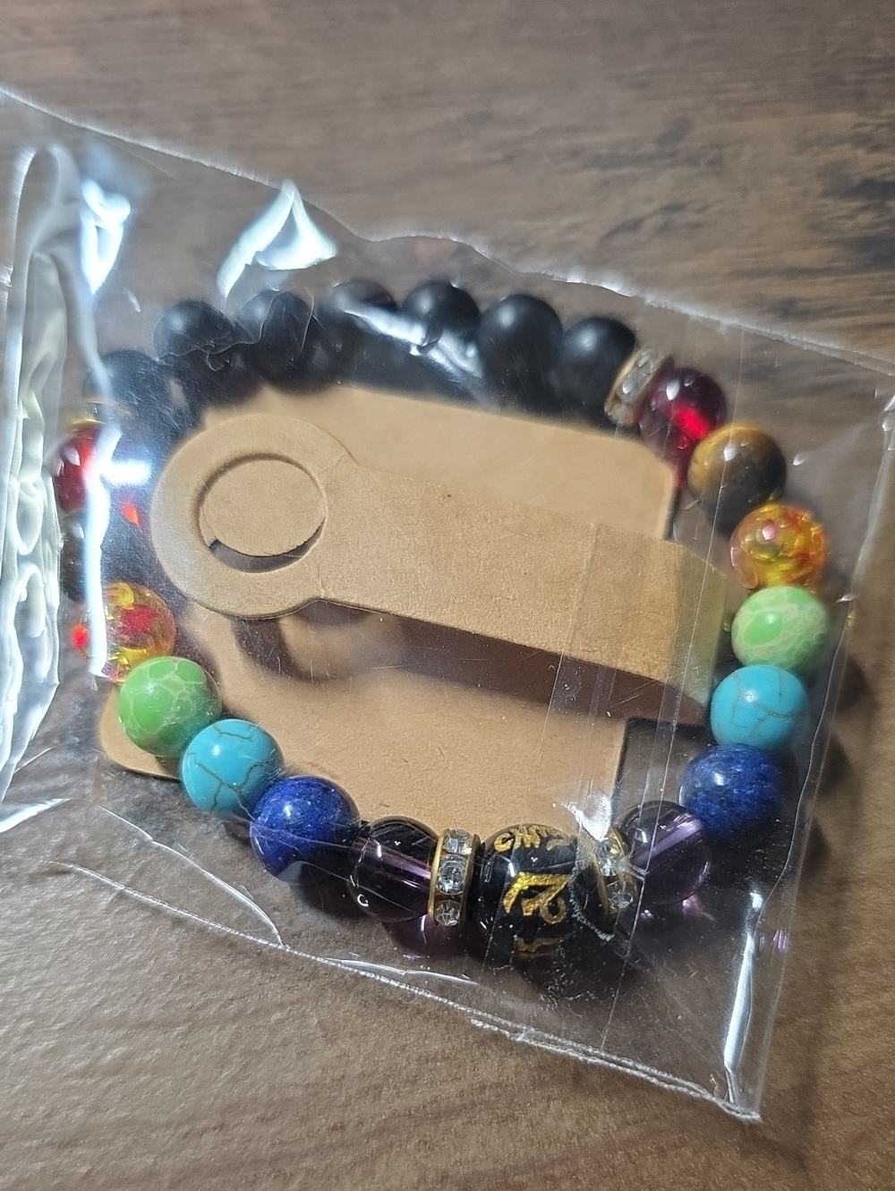 Multicolor Beaded Stretch Bracelet - Women's Accessory